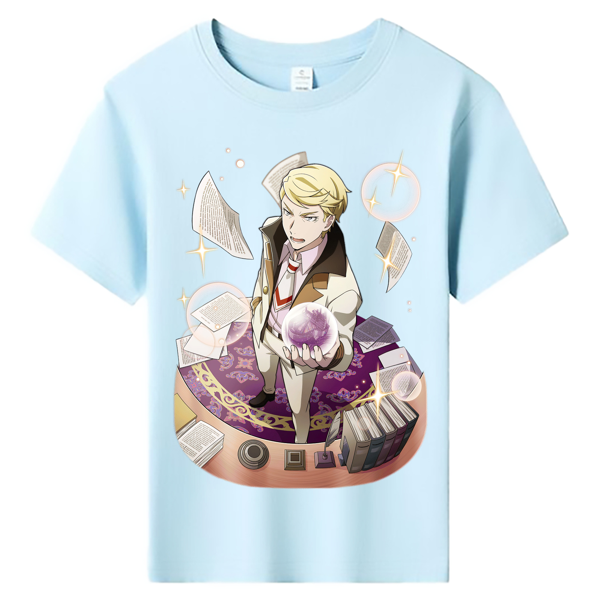 （画像用） 文豪ストレイドッグス Bungo Stray Dogs 綿100％キッズTシャツ（フロントプリント）